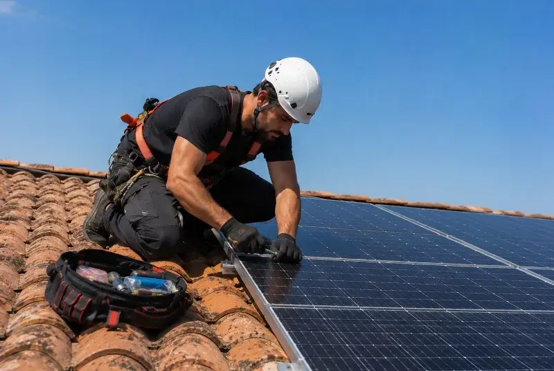 Maintenance et monitoring de panneaux solaires à Bizonnes