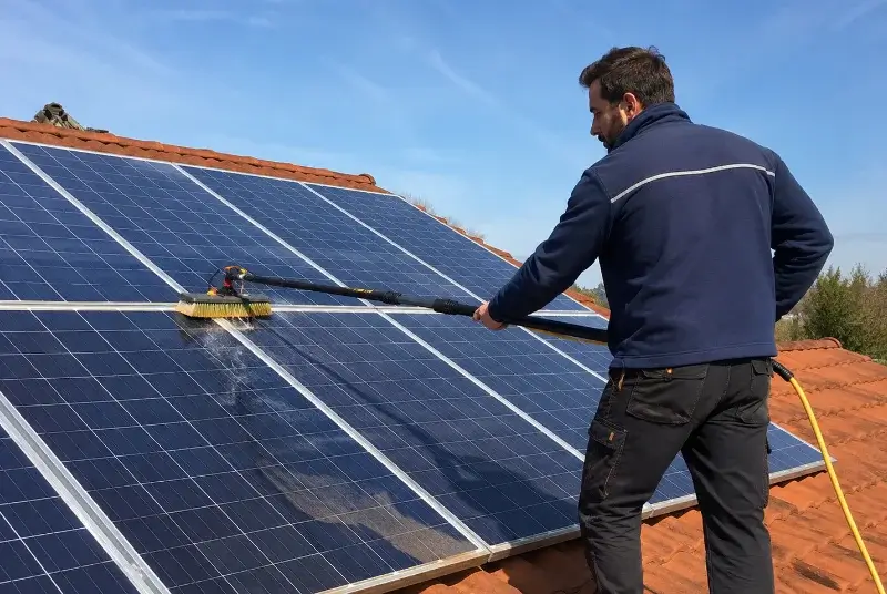 Nettoyage et entretien de panneaux solaires à Bizonnes