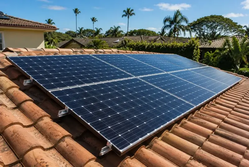 Installation de panneaux solaires à Bizonnes